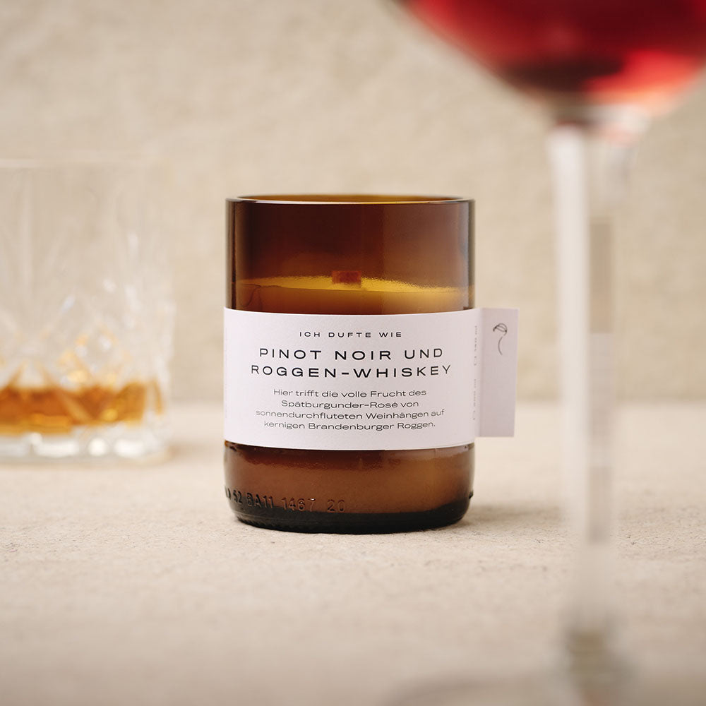 Pinot Noir and rye whiskey