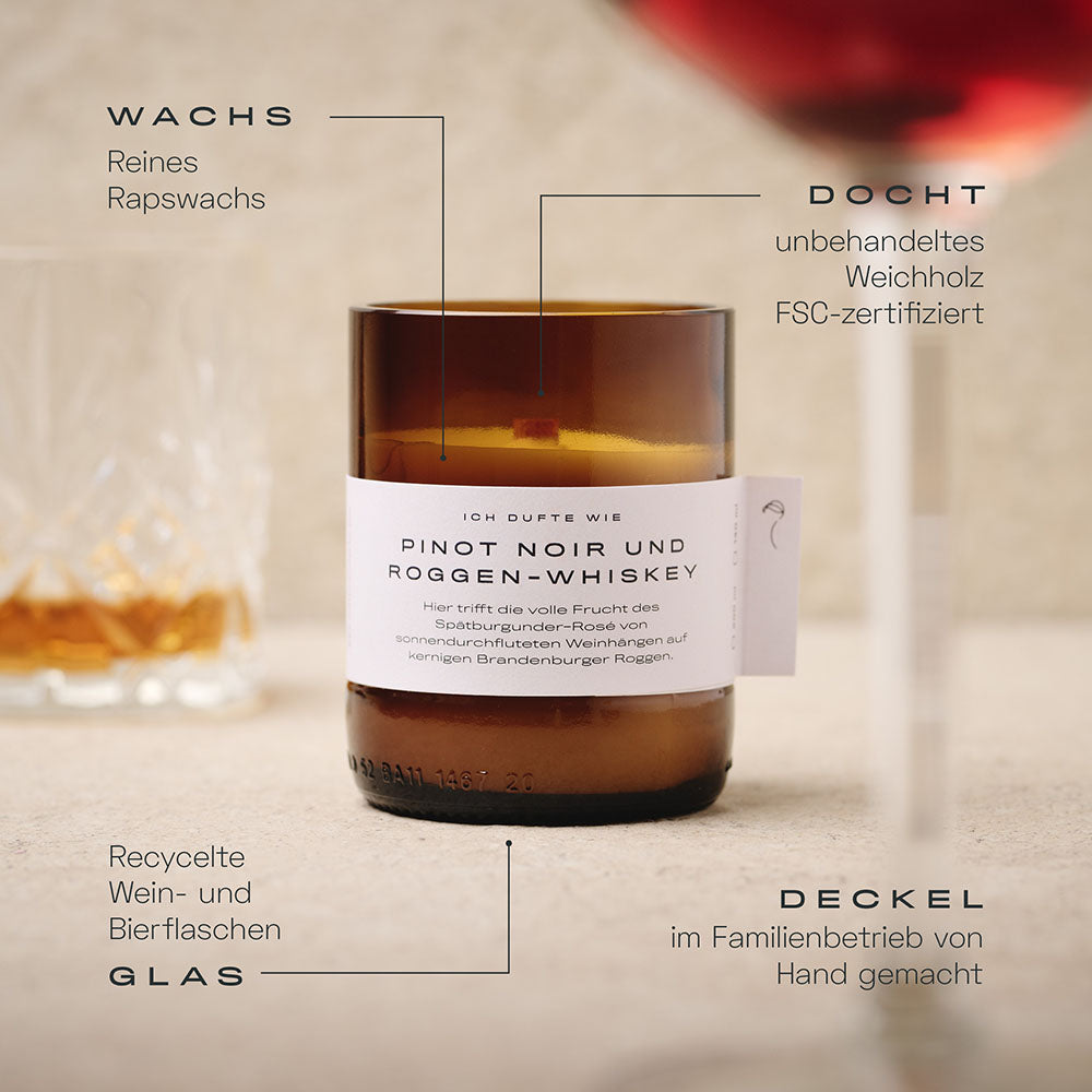 Pinot Noir und Roggen-Whiskey